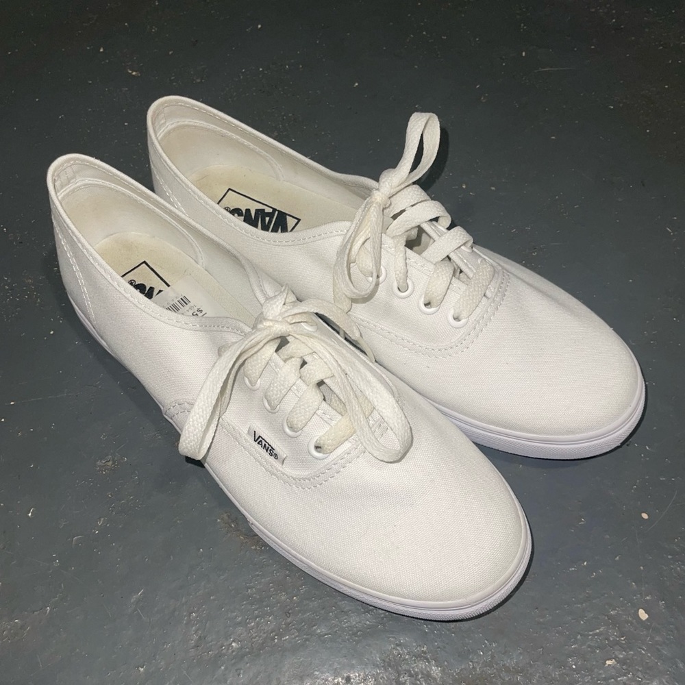Womens White Vans